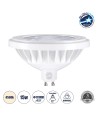 GLOBOSTAR® BEAMAR 60133 Σποτ GU10 AR111 LED 15W 1455lm 12° AC 220-240V IP20 Φυσικό Λευκό 4500K Dimmable - Μ11 x Π11 x Υ6.6cm - 3 Χρόνια Εγγύηση